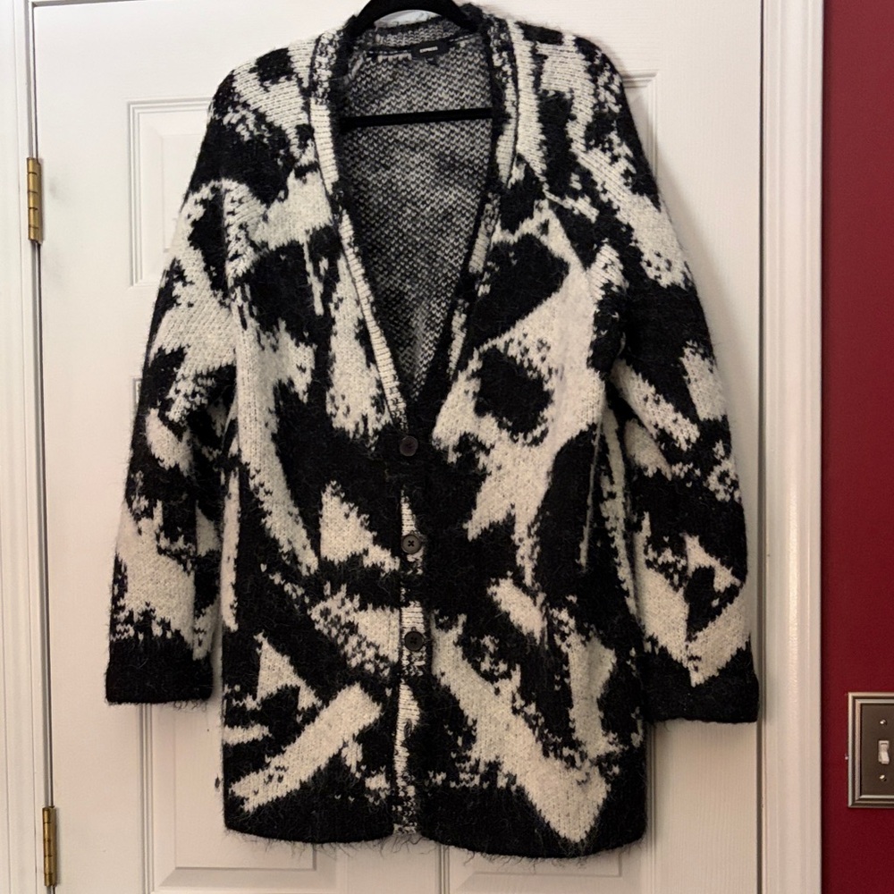 Express Monochrome Patterned Cardigan
